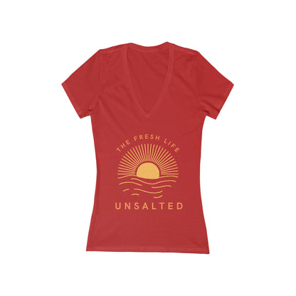 Women's Sunburst V-neck