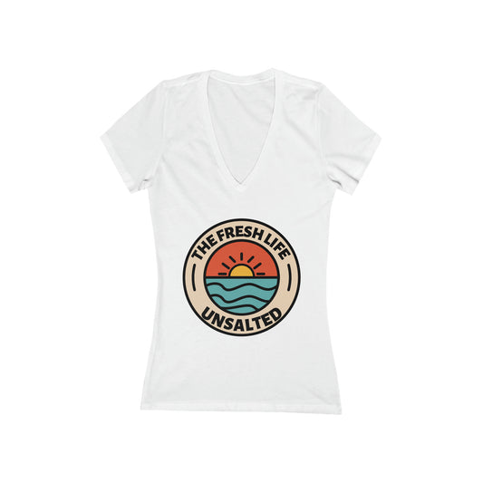 Women's Sun Circle V-neck